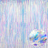 KatchOn, Neon Iridescent Streamers - Pack of 2 | Iridescent Party Decorations | Mermaid Birthday Decorations | Fringe Backdrop for Anniversary, En...
