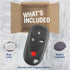KeylessOption Key Fob Replacement for 2004 2005 2006 2007 2008 Acura TL TSX Remote, 4-Button OUCG8D387HA, Programming Guide Included...