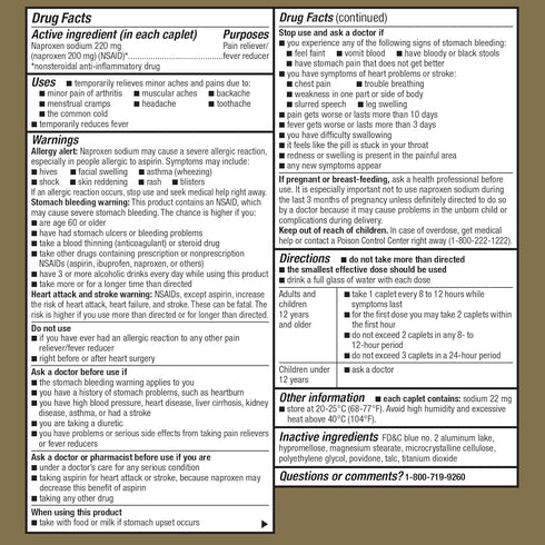 GoodSense Naproxen Sodium Tablets, 220 mg, 400 Count...