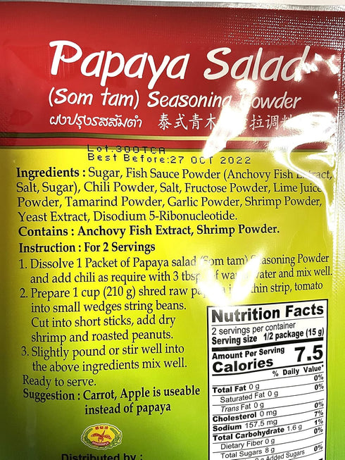Dragonfly Papaya Salad Seasoning Powder (Som Tam)1.09 oz...