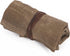 HERSENT Waxed Canvas Watch Roll Handmade Waterproof Multi-Purpose Travel Case Watch Roll-up Organizer Holds 6 Wristwatches Best Gift for Him Her B...