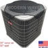 MODERN WAVE Central Air Conditioner Cover for Outside Units 32 x 32 - Top Universal Outdoor AC Cover Defender (Mesh, 32" x 32")...