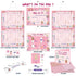 ATHENA FUTURES Potty Training Chart for Toddler, Girls, Sticker Chart for Potty Training, 4 Week Reward Chart, Certificate, Instruction Booklet, R...