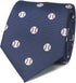 Sports Baseball Necktie With Box White Baseball Ball Navy Tie...