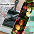 Dish Brush with Handle Vegetable Brush Double Sided Cleaning Brush Scrubber Non Scratch Scrub Brushes Kitchen Brush for Cooking, Foods- Fruits/Pot...