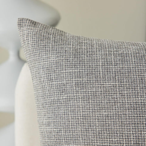Kevin Textile Decorative Throw Pillow Covers Star Modern Farmhouse Pillowcases Indoor Outdoor, Set of 2, 20 x 20 inches (50x50cm), Grey...