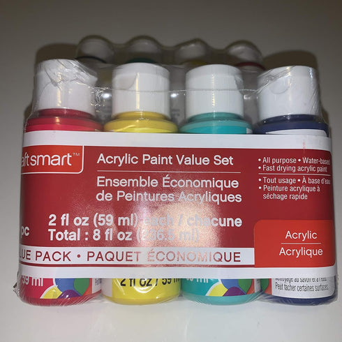 Primary Colors Acrylic Paint Set 4 pcs by Craft Smart...