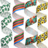 David accessories Leaves Grosgrain Ribbon Tape 1" Wide x 40 Yards Total-8 Rolls 5 Yards for DIY Handmade Hair Bow Headwear Wedding Festival Home P...