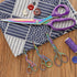 Titanium Coating Sewing Scissors Bundle, Professional Fabric Scissors Set, Ultra-Sharp Stainless Steel Blades, Ergonomic Handle, Great for Tailor,...