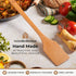Long Wooden Spoon 17.5”– Crawfish Paddle, Wood Spatula for Cooking – Long Handled Beech Wood Spoon for Cajun Cooking, Mixing & Brewing – Heavy–Dut...