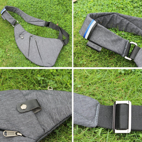 TOPNICE Anti Theft Crossbody Bags Personal Pocket Travel Bag Cross Body Multi Pocket Small Sling Bag for Women Men...