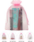 100PCS Pink Organza Bags 5X7 Inch Mesh Bag Drawstring for Wedding Party Baby Shower Favor Pouches Bags (Pink 5X7)...