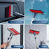 DSV Standard Professional Window Squeegee | 2-in-1 Window Cleaner Sponge and Soft Rubber Strip With Telescopic Extension Pole 20" - 30"(50cm-76cm)...