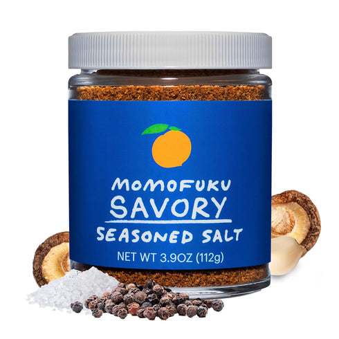 Momofuku Savory Seasoned Salt by David Chang, (4 Ounces), Umami Seasoning for Meat & Vegetables, Supercharged Salt & Pepper, Chef Made for Cooking...