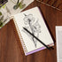 Hardcover Sketchbook for Drawing 120 Sheets 5x7 Spiral Sketch Book for Women Men Kids Adults with 68lb 100gsm Smooth Paper A5 Sketch Pad for Drawi...