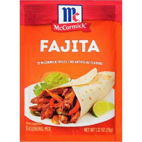 McCormick Fajita Seasoning Mix, 1.12 oz (Pack of 12)...