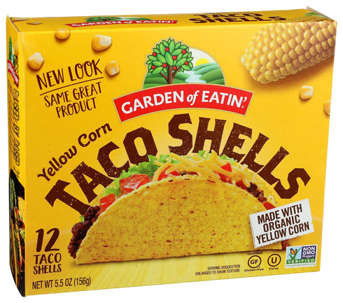 Garden of Eatin' Taco Shells, Yellow Corn, 5.5 oz...