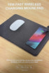 Wireless Charger Mousepad Charger Fast Cell Phone Charger Charging 15W QI Certified CASE-Friendly Cell Phone Charger (Black)...