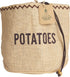 Natural Elements Potato Bag with Blackout Lining, Potato Storage Bag, Hessian, 24 x 24 cm, Brown...
