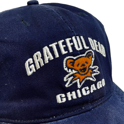 Grateful Dead Men's Standard Liquid Blue Chicago 95 Baseball Hat, Navy, One Size...