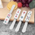 Mahjong Tile Cheese Spreaders, Hand-Painted Resin Handles with Stainless Steel Blades for Spreading Cream Cheese, Butter, and Jam, Assorted Design...