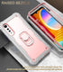 Asuwish Phone Case for LG Velvet 5G/LG Velvet Verizon G5 UW T-Mobile 2020 Cover with Ring Holder Stand Shockproof Hard Full Body Heavy Duty Cell A...