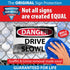 NMC C310P OSHA Sign, Legend "CAUTION - HAZARDOUS MATERIAL STORAGE AREA", 10" Length x 7" Height, Pressure Sensitive Vinyl, Black on Yellow...