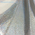 Shattered Glass Hologram Fabric by The Yard Width 58Inches Entelare (White/Silver 2yards)...