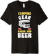 Camping gear bacon and beer Premium T-Shirt...