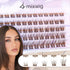 Brown Lash Clusters Natural Lash Extension Brown Wispy Eyelash Extension 8-16mm CC Curl Brown Individual Lashes Clusters Eyelashes Extensions...