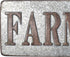 Deco 79 59449 Distressed Iron Farmer's Market Wall Sign, 7" x 36", Brown/Gray...