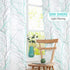 FMFUNCTEX Tree Print Semi Sheer Valance Curtain for Windows 15 Inch Length Branch Patterned Kitchen Valance for Bathroom Rod Pocket Window Treatme...
