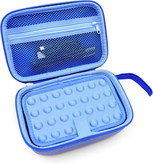 Casematix Blue Kids Camera Case Compatible with Ourlife, Dragon Touch Kidicam, Kids Waterproof Camera Video Recorder, Accessories and More...