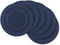 DII PVC Tabletop Collection Woven Indoor/Outdoor, Round Placemat Set, 13.75", Nautical Blue, 6 Piece...
