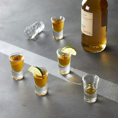 Houdini 6-Pack Heavy Base Shot Glass Set, 1.2oz Shot Glasses...