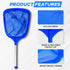EcoNour Skimmer Net with Pole | Efficient Pool Cleaning Solution Debris Removal | Complete Pool Maintenance Tool for Crystal-Clear Water and Enjoy...
