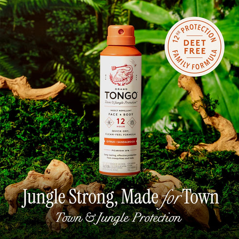 DEET-Free Insect Repellent with Picaridin, The 12 Hour Protection, DEET Alternative - Citrus + Sandalwood...