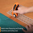 Mr. Pen- Sewing Ruler, 3 Pack, 6", 12" & 17", Acrylic Ruler, Quilting Ruler, Cutting Ruler, Acrylic Ruler for Cutting Fabric, Rulers for Quilting ...