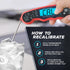 KIZEN Instant Read Meat Thermometer Digital - Food Thermometer for Cooking, Grill, Oven, BBQ - Waterproof and Backlit Display...