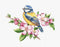 Cross Stitch Kit Luca-S - The blue tit B1195...