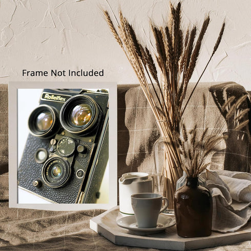 Posterizer 1 pcs-classic Rolleiflex nostalgic photographic technology-Retro Art-Photography Art-Living Room Bedroom Decor- unframed wall art...