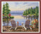 Maydear Cross Stitch Kits Stamped Full Range of Embroidery Starter Kits for Beginners DIY 2 Strands 18.1×13.8(inch)(14CT, Landscape)...
