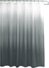 Creative Home Ideas Waffle Weave Shower Curtain Set, 70" x 72", Dark Grey Ombre 13 Piece...