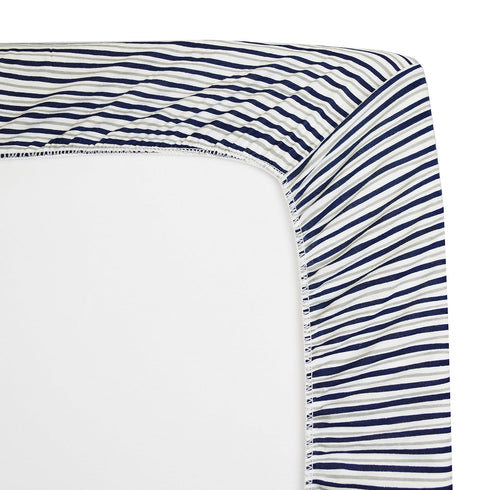 American Baby Company 2 Pack 100% Natural Cotton Fitted Mini Crib Sheets 38" x 24" - Soft Breathable Small Nesting Portable Sheets, Fits Pack N Pl...