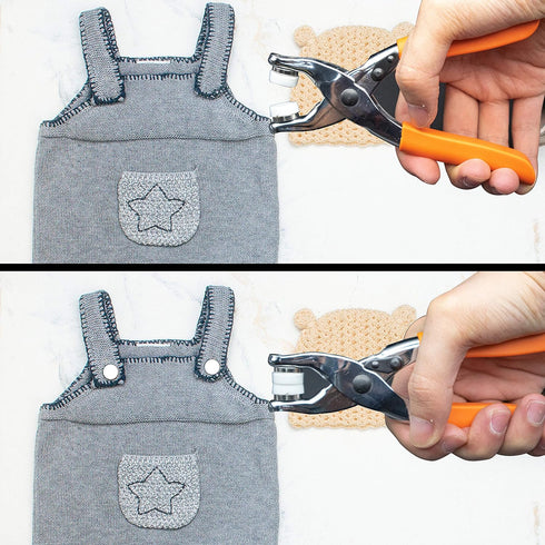 Lesnala 240 Sets 9.5mm Metal Snaps Buttons with Fastener Pliers Press Kit Tool 12 Colors, Metal Press Studs for Leather Rivets Children's Bodysuit...