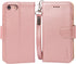 Arae Case for iPhone SE 2022 / iPhone SE 2020 / iPhone 8 / iPhone 7, Wallet Case with Card Holder PU Leather Flip Cover, Rose Gold...