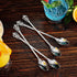 KEAWELL Luxurious 9 Inch Long Iced Tea Spoon Set - 4 Pieces - Gorgeous Design with Exceptional Mirror Polished Finish - 18/10 Stainless Steel- Per...