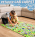 ToyVelt Kids Car Rug Playmat - Large 60” x 32” Road Traffic Carpet for Kids Ages 3–12 - Educational City Play Mat Made of Soft Polyester with Skid...