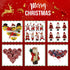 WEWILL 2.75" 10 PCS Red Knitted Sweater Christmas Ball Christmas Tree Ornaments Festival Xmas Party Gifts Decorations Snowflake Pattern...