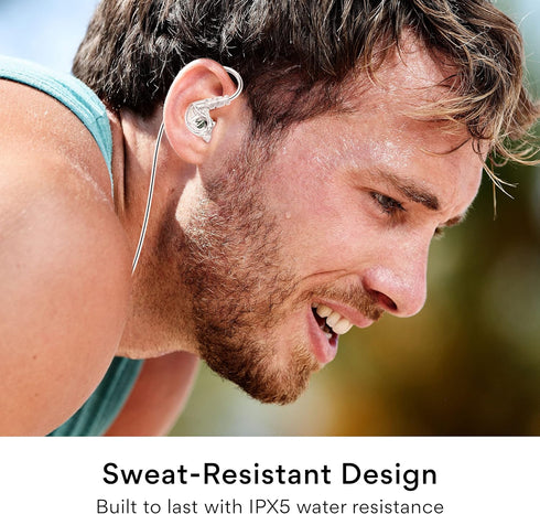 MEE audio M6 Sport Wired Earbuds, Noise Isolating In Ear Headphones, Sweatproof Earphones for Running/Gym/Workouts with Dynamic Enhanced Bass Soun...